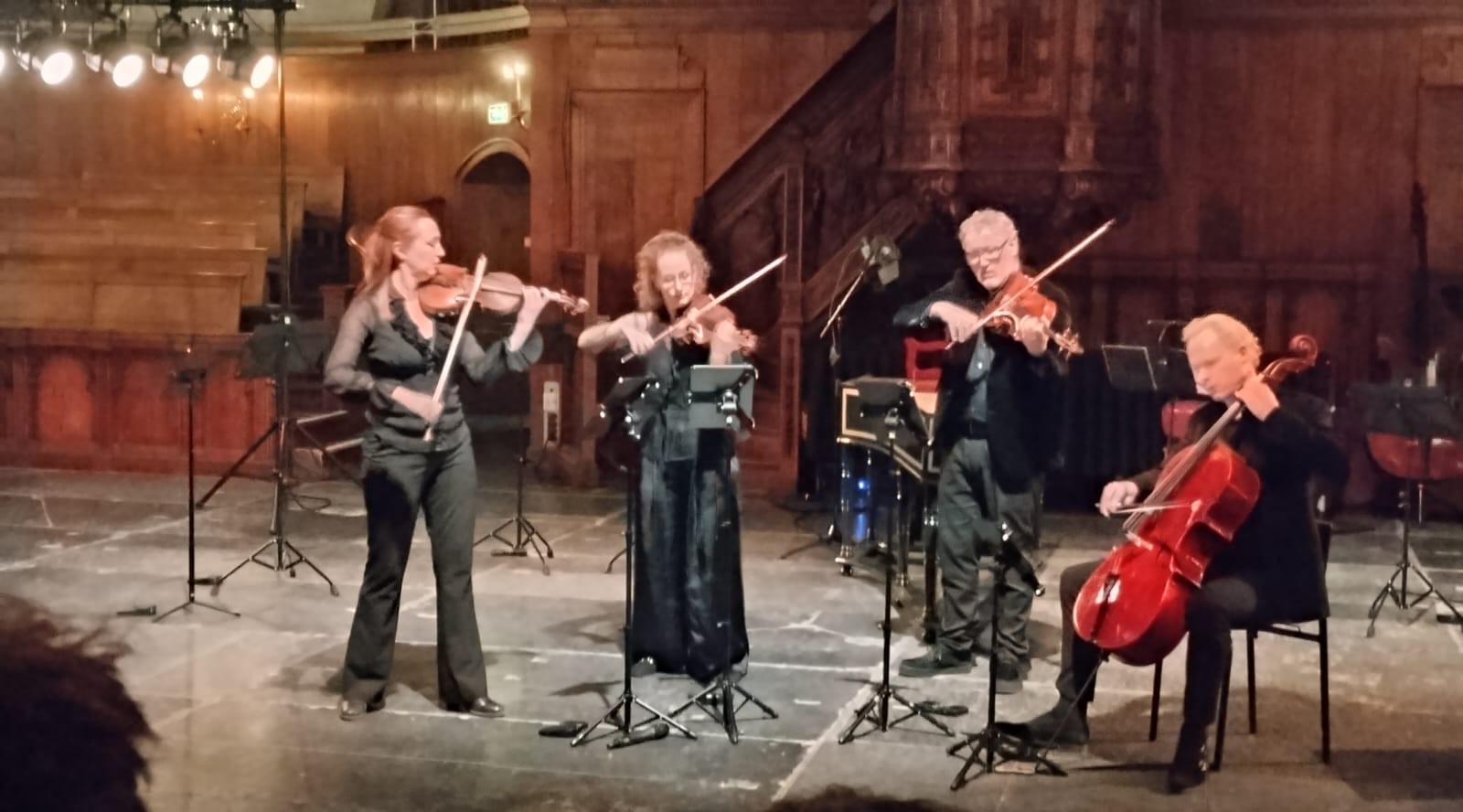 Matangi Quartet hrá skladby pre sláčikové kvarteto