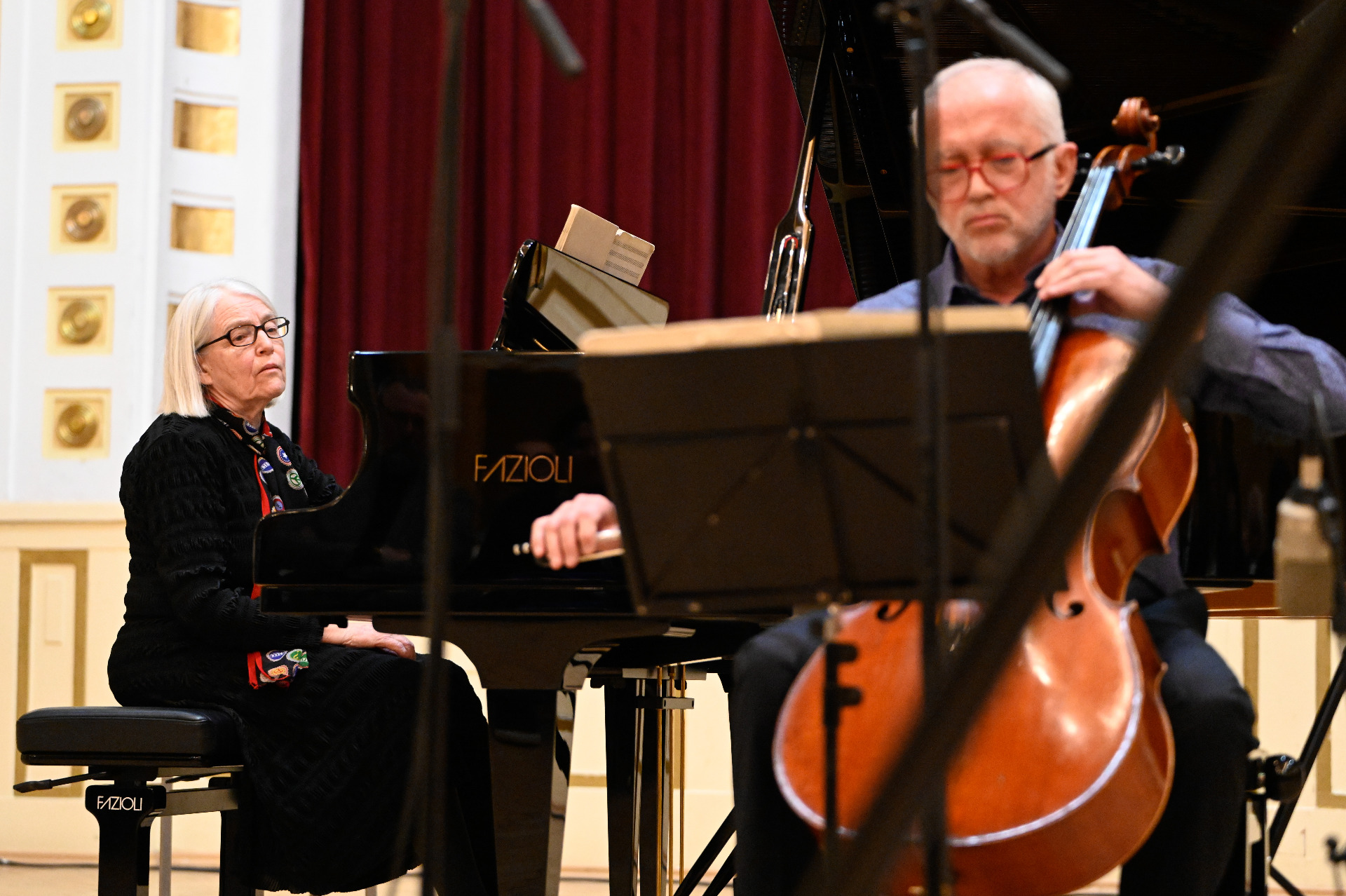 Ján Slávik accompanied by Daniela Varínska