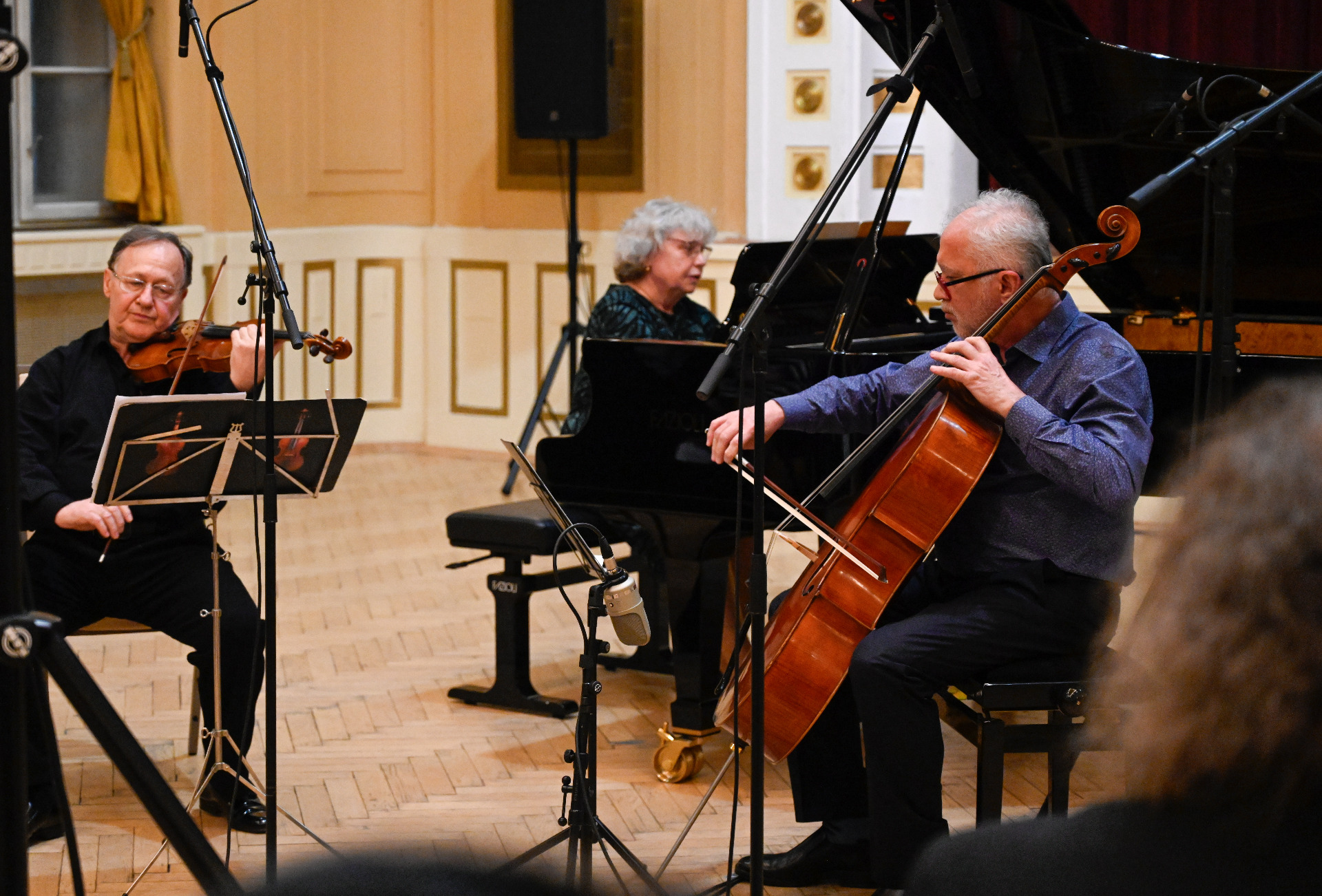 Peter Hamar, Ján Slávik and Gabika Hamarová