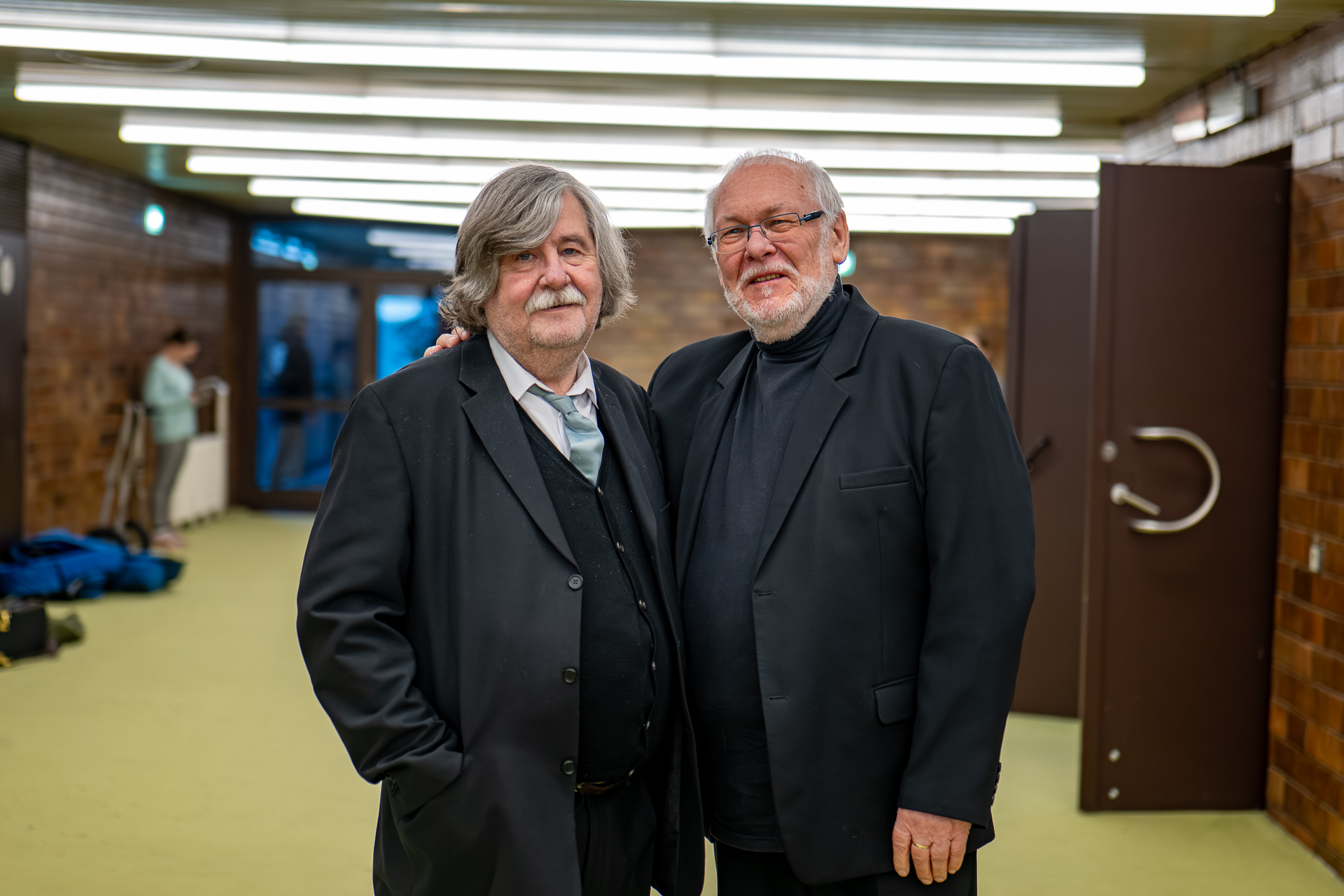 Vladimír Godár s Petrom Mikulášom. Foto: Ľubomír Dait